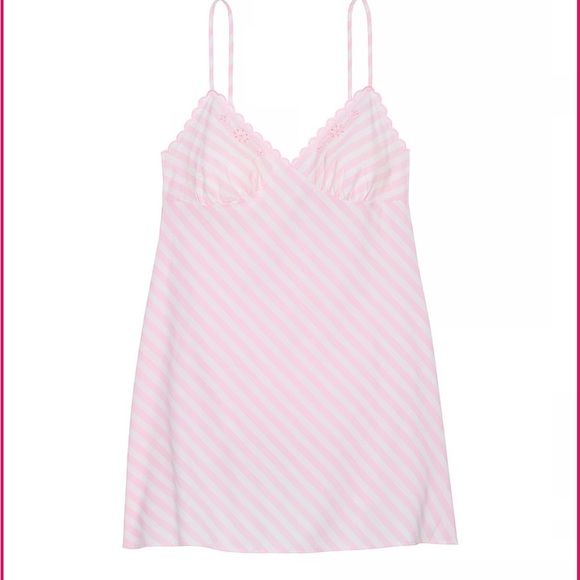 Victoria Secret Pink Striped Slip-dress - Picture 7 of 8